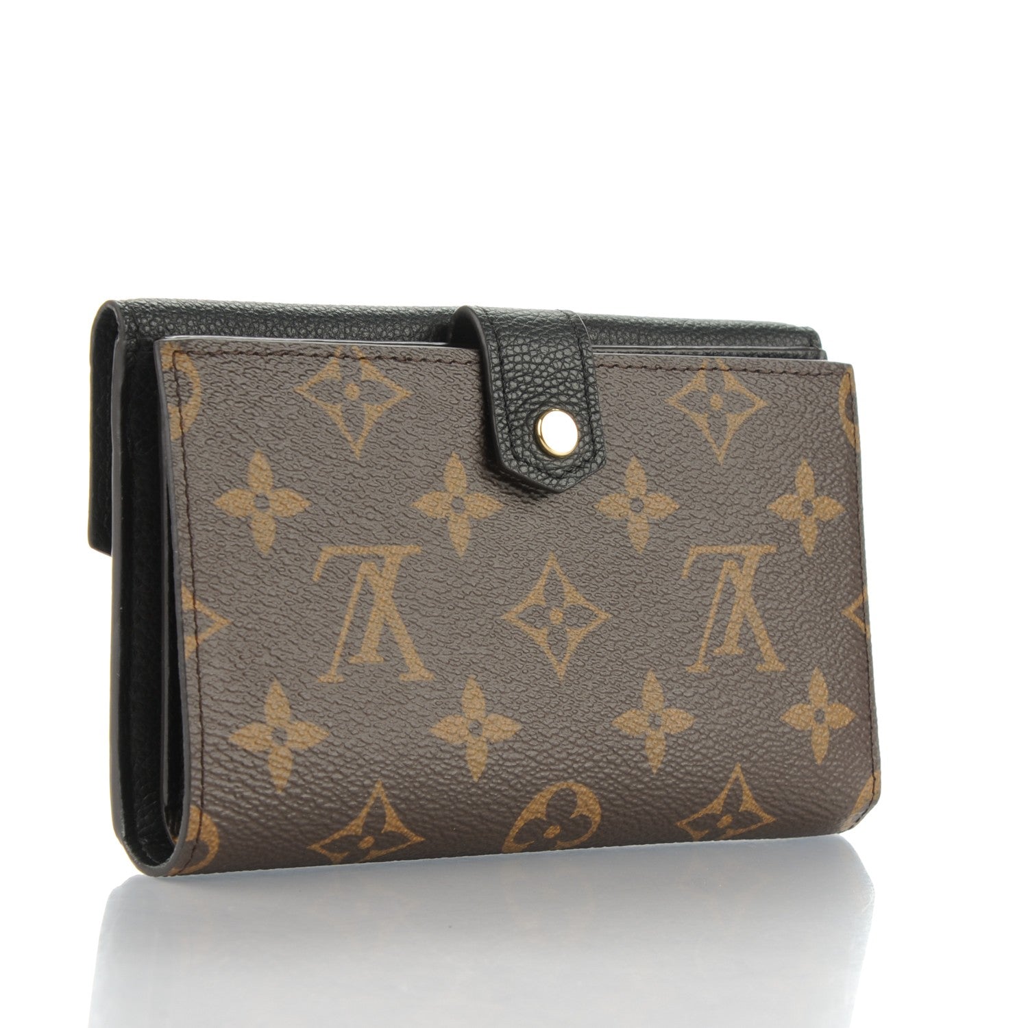 Louis Vuitton Monogram Pallas Compact Wallet Black 3 of 7