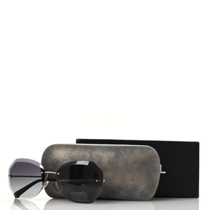 Chanel Metal Spring Round Sunglasses 4220 Silver 10 of 10