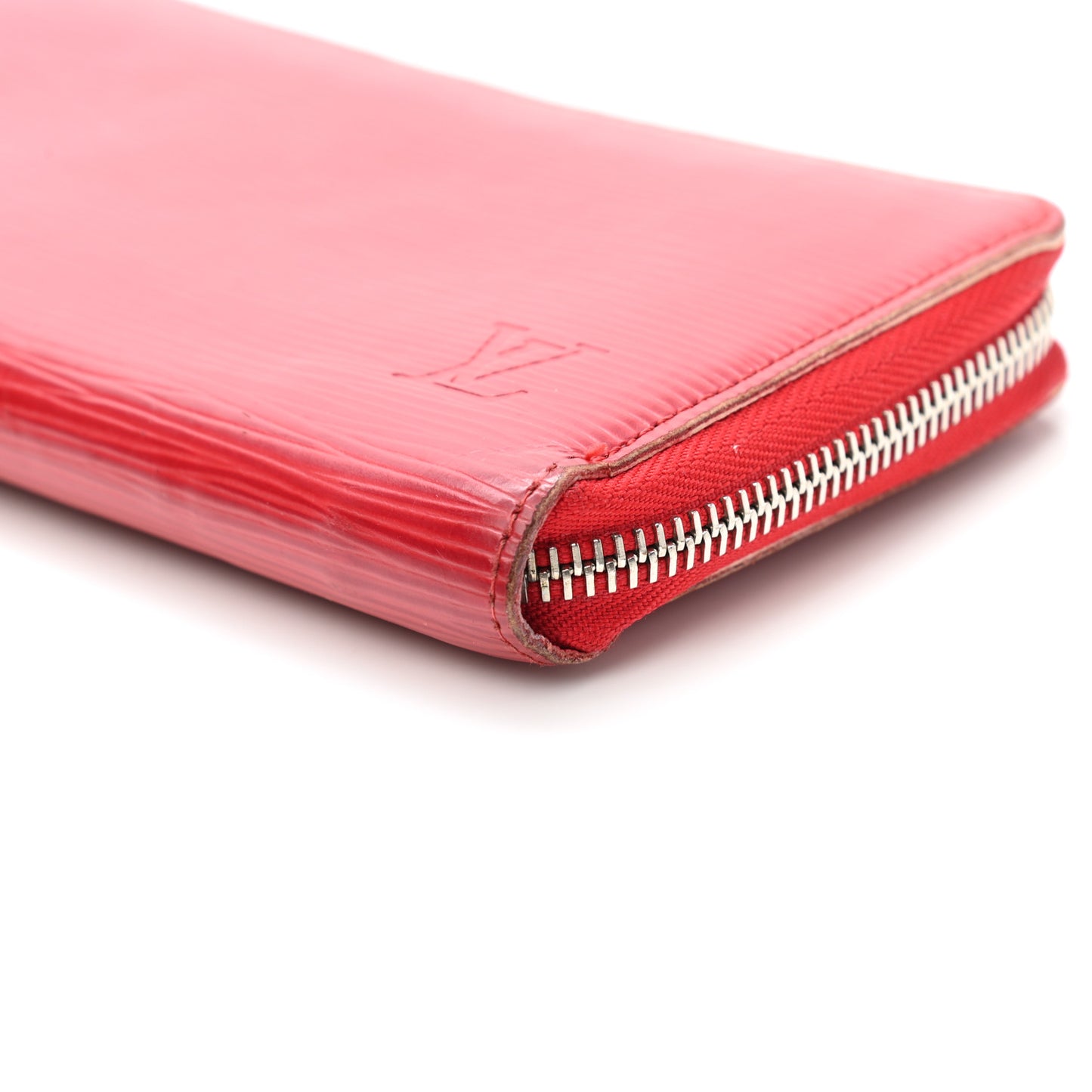 Epi Zippy Wallet Rouge
