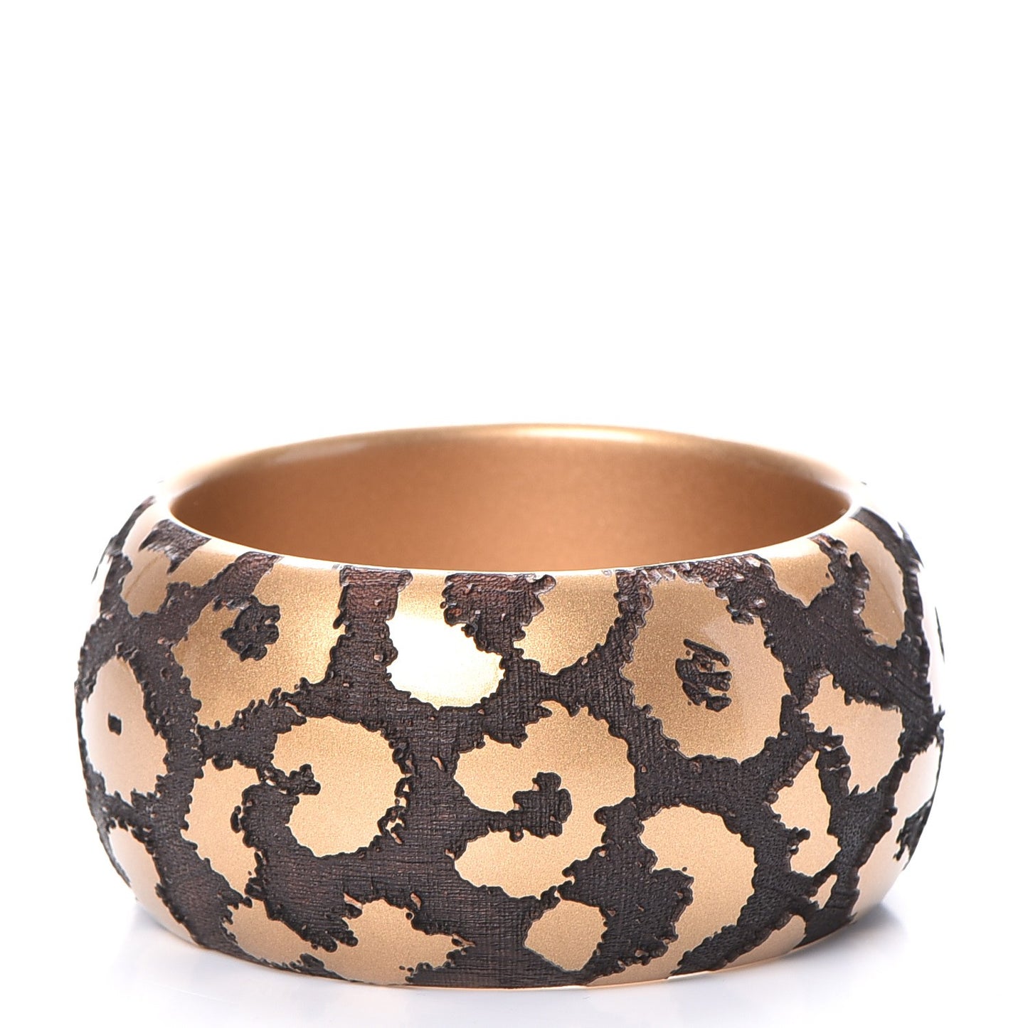 Leomonogram Wide Bracelet Gold