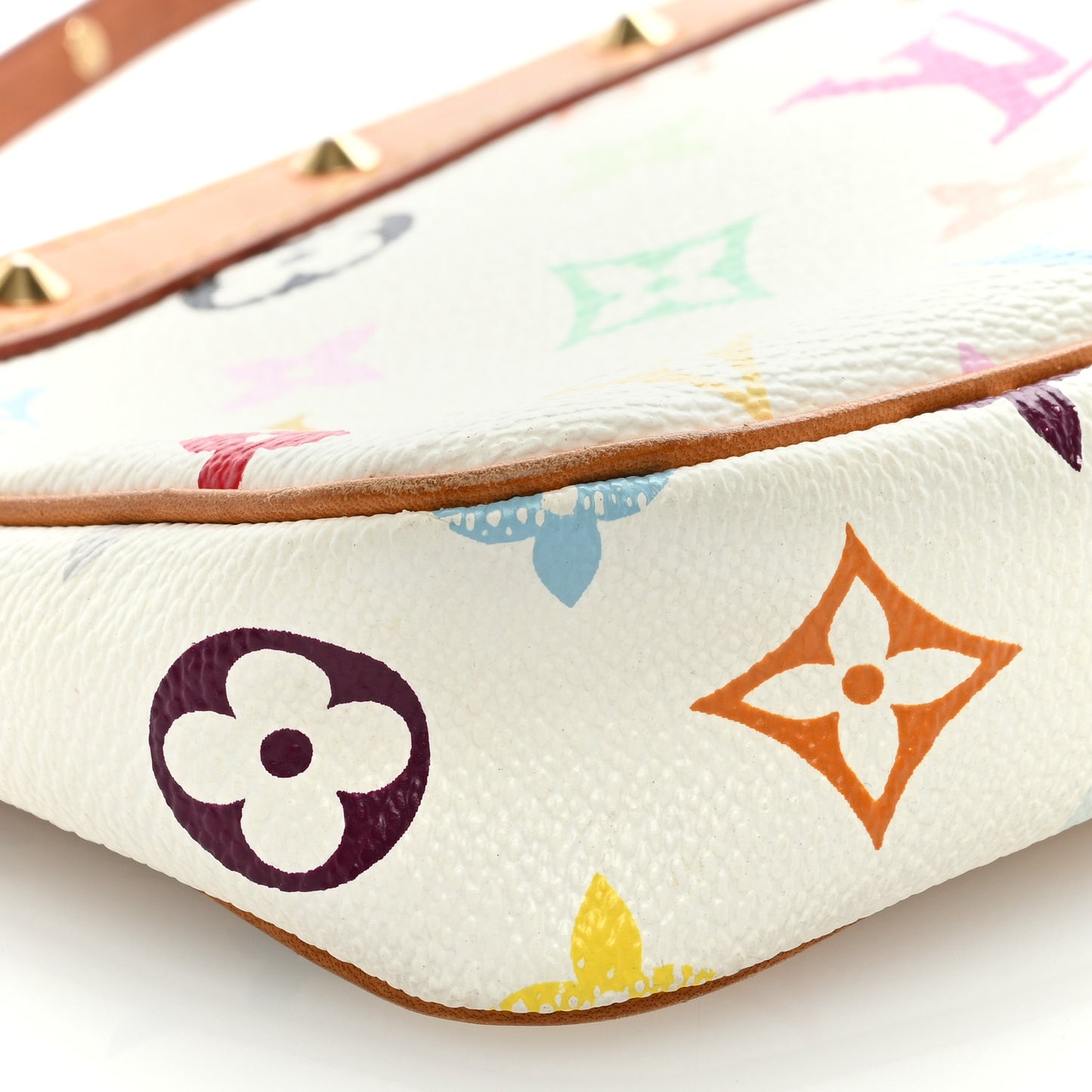 Monogram Multicolor Pochette Accessories White