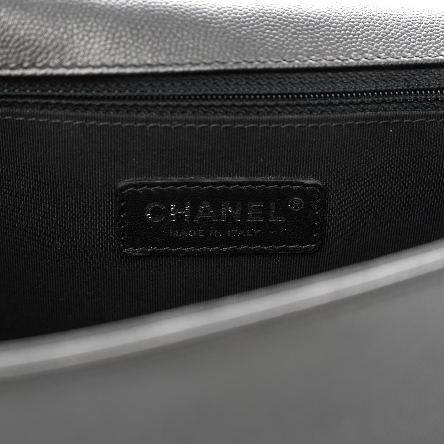 Chanel Caviar Quilted New Medium Boy Flap So Black 6 of 12