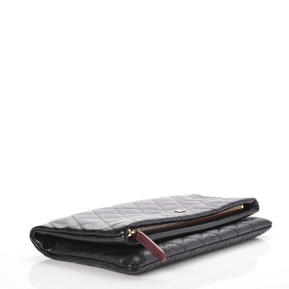 Chanel Caviar Quilted CC Beauty Clutch Black 4 of 8