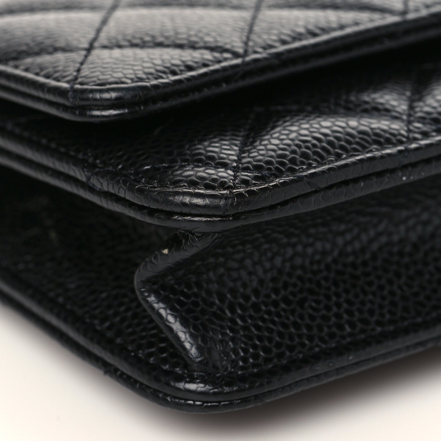 Chanel Caviar Quilted Wallet On Chain WOC Black 9 of 10