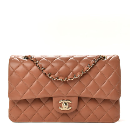 Chanel Lambskin Quilted Medium Double Flap Brown 1 of 10