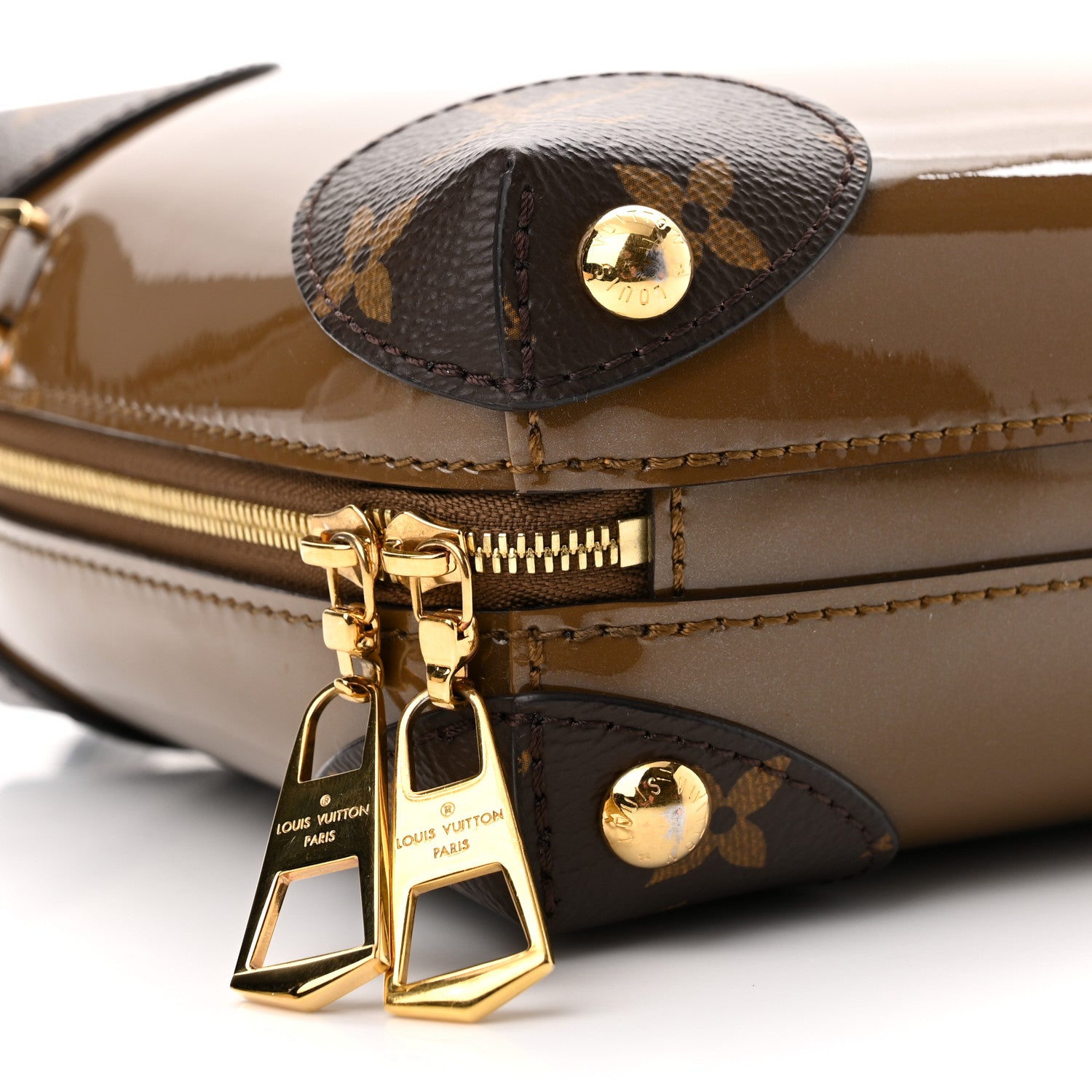 Louis Vuitton Patent Miroir Venice Bronze 8 of 9