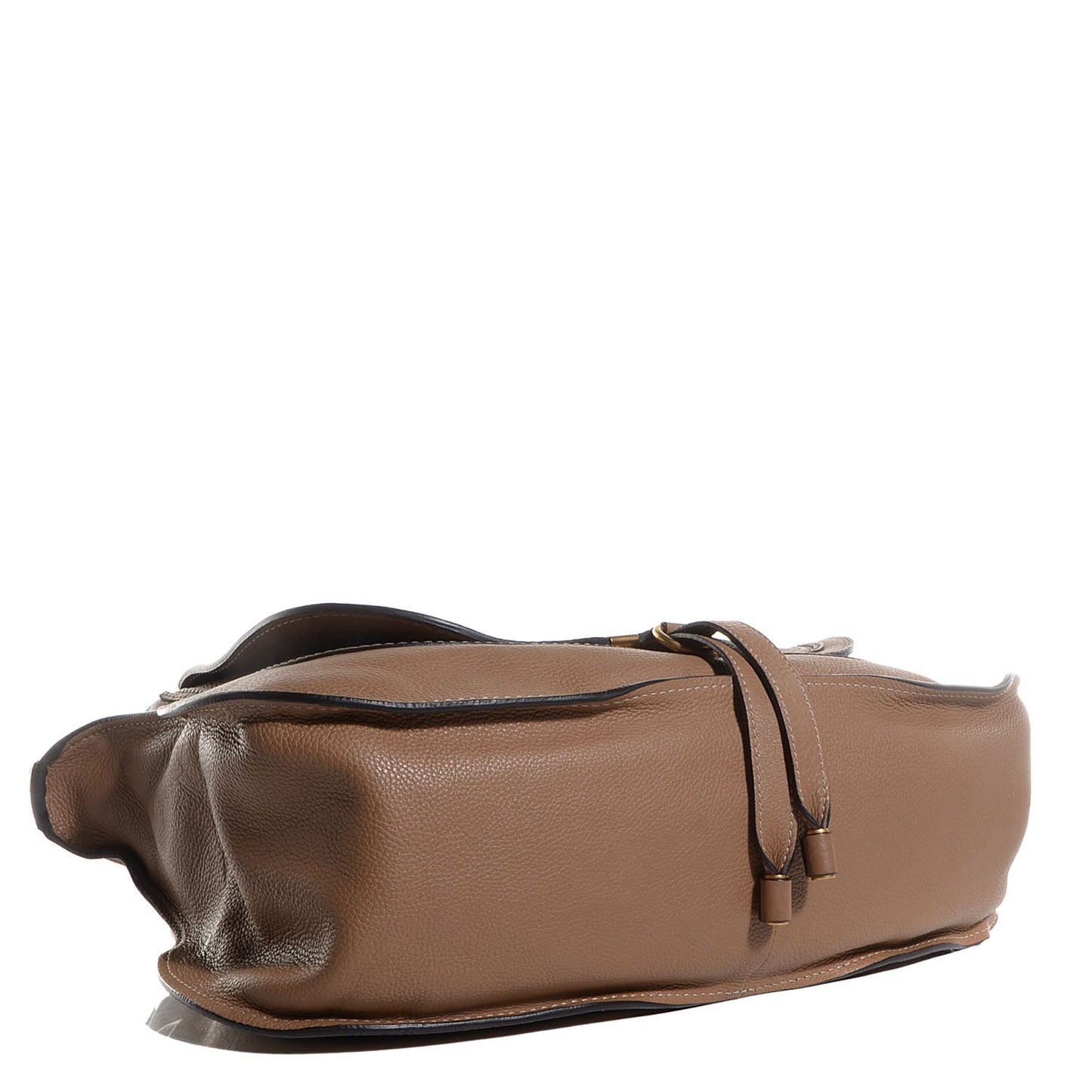 Calfskin Large Marcie Satchel Nut