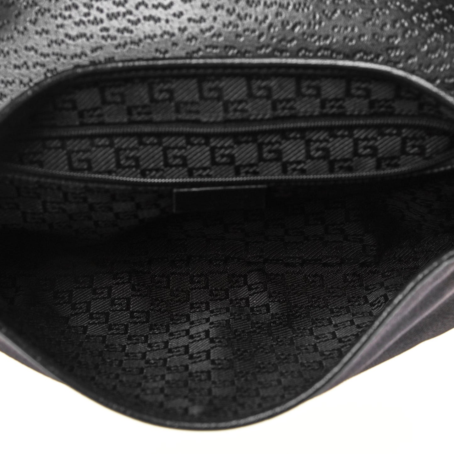Calfskin Bamboo Handle Jackie O Hobo Black