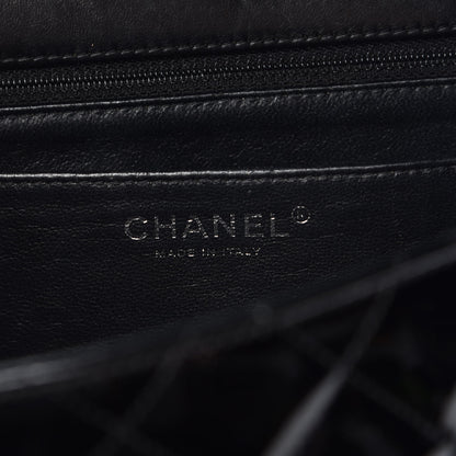 Chanel Patent Quilted Maxi Single Flap Black 6 of 13