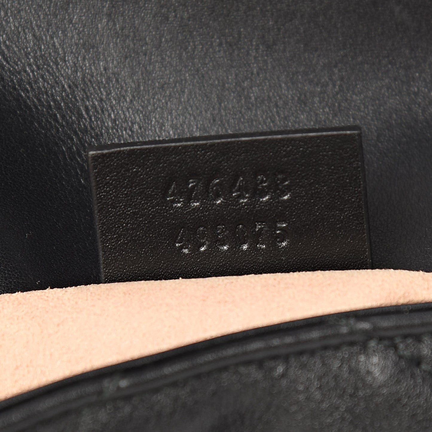Calfskin Matelasse Super Mini GG Marmont Shoulder Bag Black
