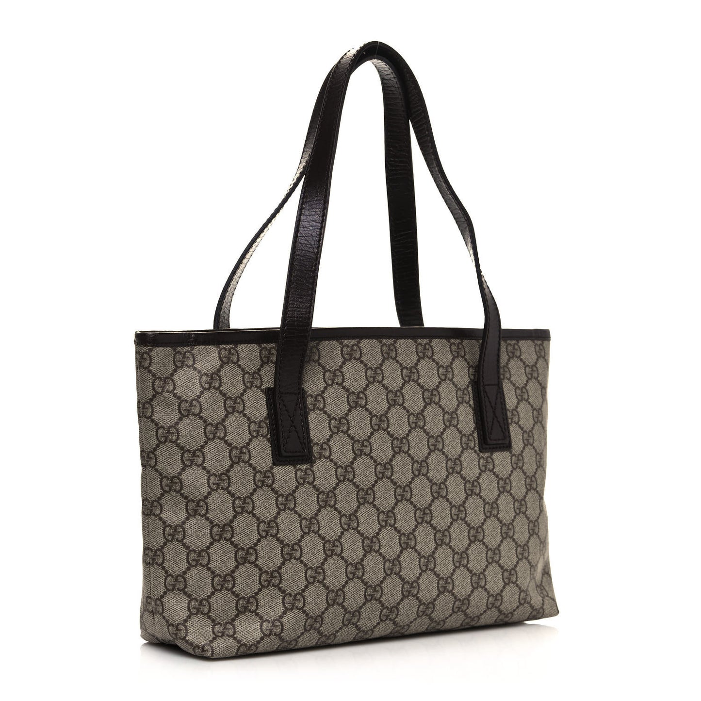 GG Supreme Monogram Small Joy Tote Dark Brown