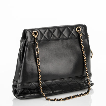 Chanel Lambskin Quilted Shoulder Bag Black 3 of 7