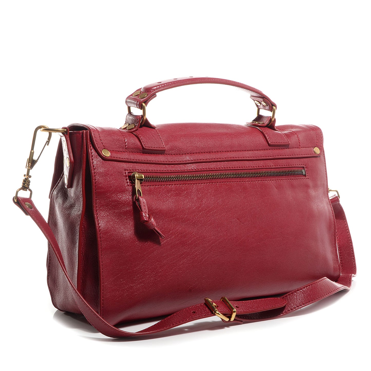 Lambskin PS1 Medium Satchel Chianti