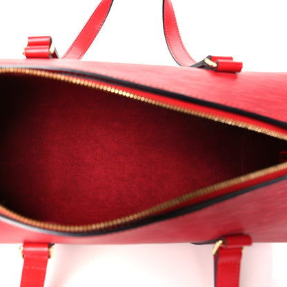 Louis Vuitton Epi Soufflot Castillan Red 6 of 10