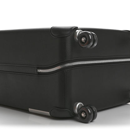 Hermes H Plume Canvas Taurillon Regate La Danse Des Chevaux R.M.S. Trolley Case Luggage Gris Fonce Ecru Black 7 of 8