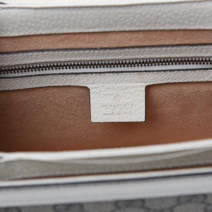 Gucci GG Supreme Monogram Small Queen Margaret Top Handle Bag White 6 of 10
