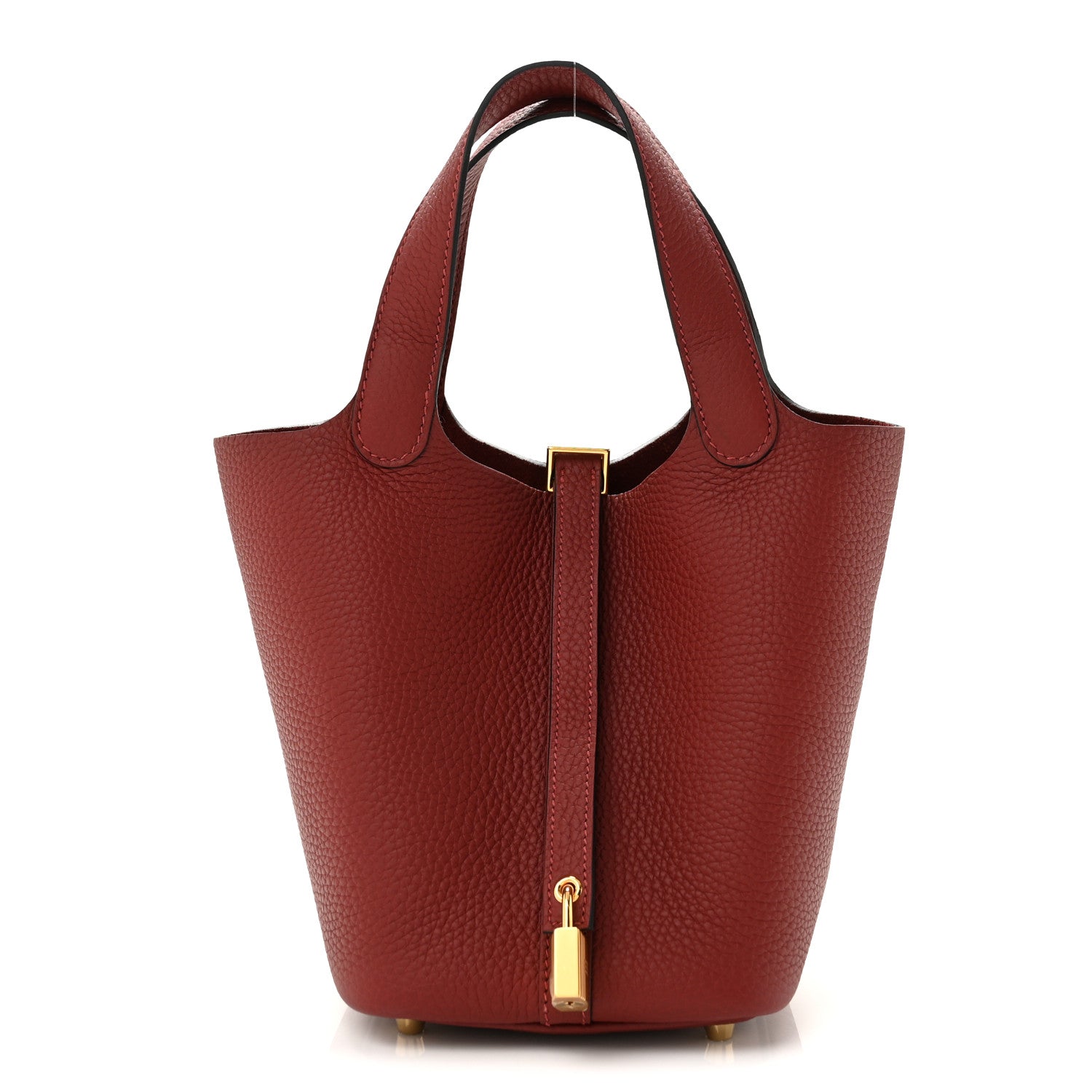 Hermes Taurillon Clemence Picotin Lock 18 PM Rouge H 1 of 11