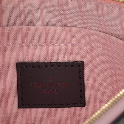 Louis Vuitton Damier Ebene Neverfull MM GM Pochette Rose Ballerine 6 of 8