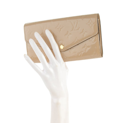 Louis Vuitton Vernis Sarah Wallet NM Dune 2 of 8
