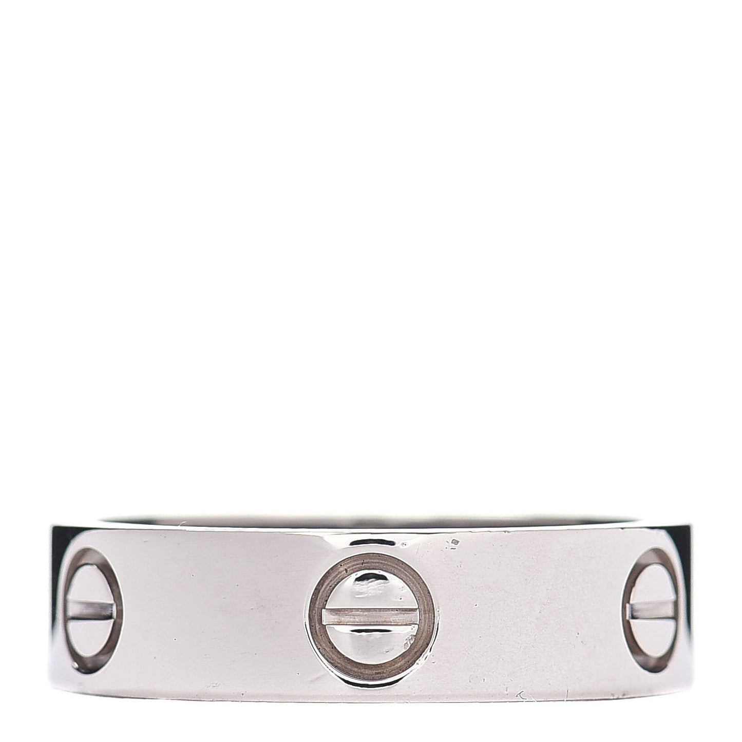 18K White Gold 5.5mm LOVE Ring 56 7.5