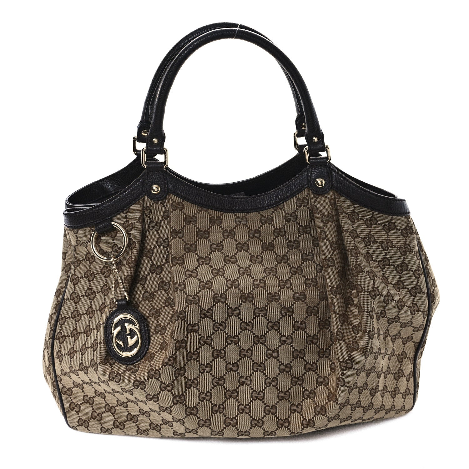 Gucci Monogram Large Sukey Tote Dark Brown 1 of 11