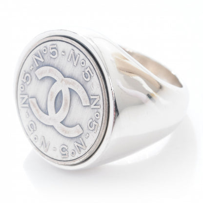 Chanel Metal N°5 CC Ring Silver 6.5 4 of 6