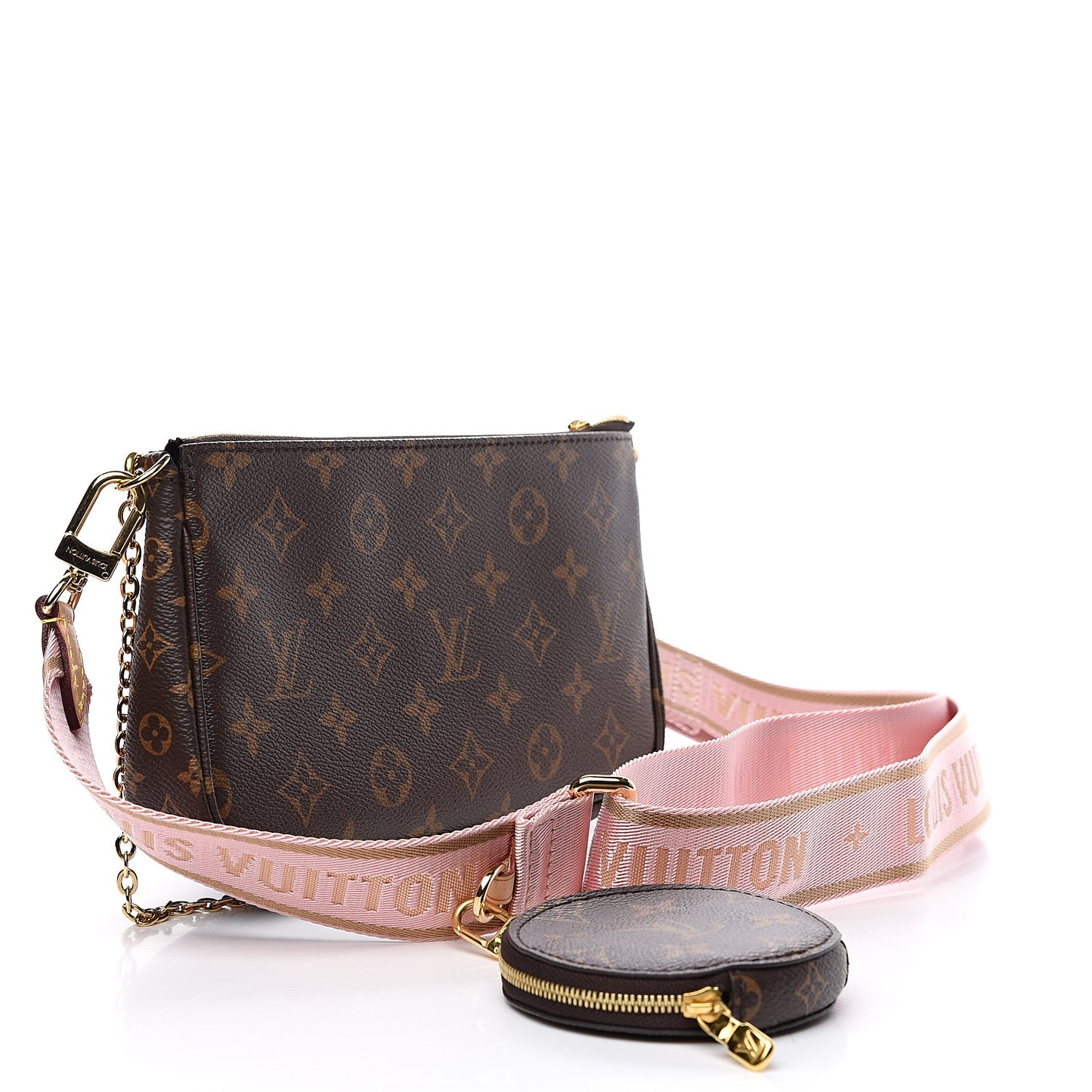 Monogram Multi Pochette Accessories Rose Clair