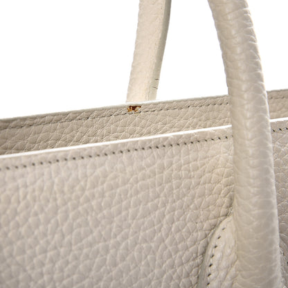 Saint Laurent Grained Calfskin Small Sac De Jour Dove White 11 of 20
