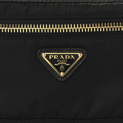 Prada Tessuto Nylon Saffiano Belt Bag Black 7 of 9