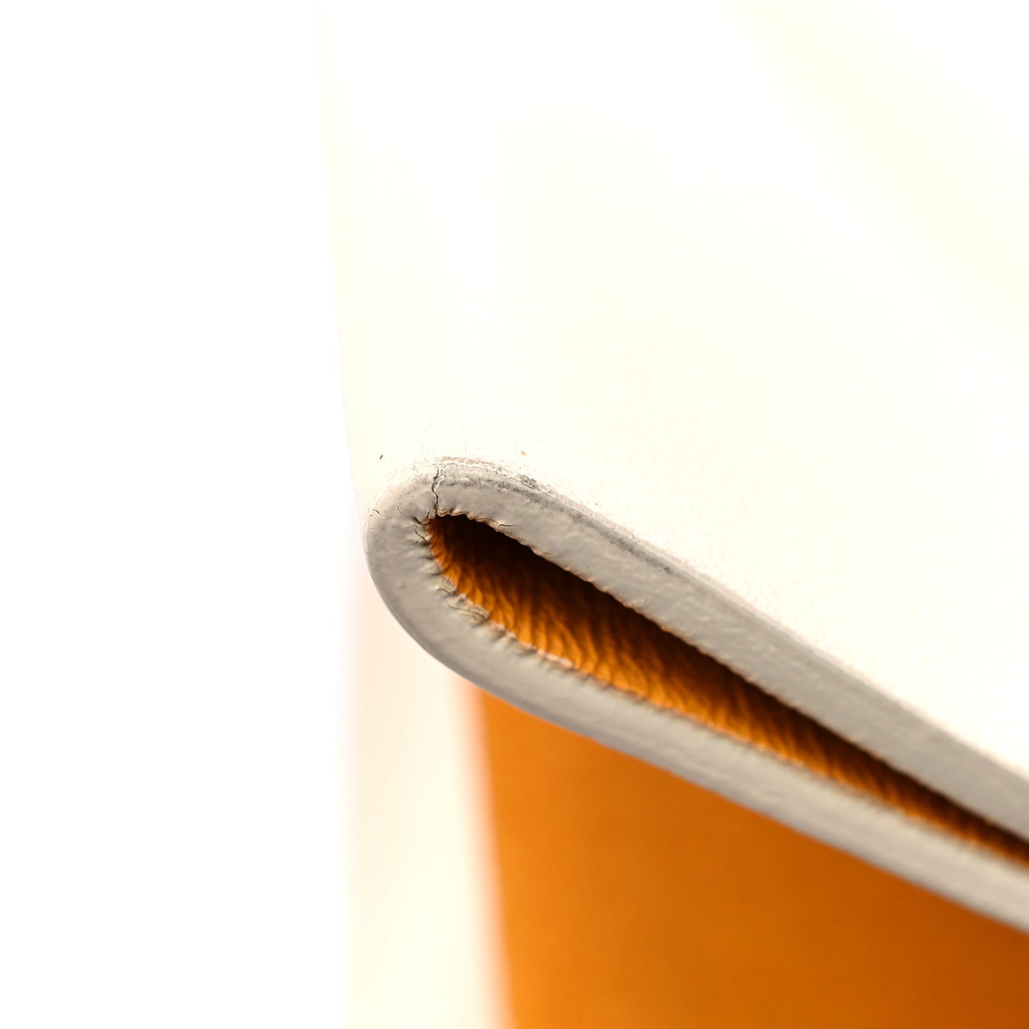 Smooth Calfskin Tri-Color All Soft Shoulder Bag White