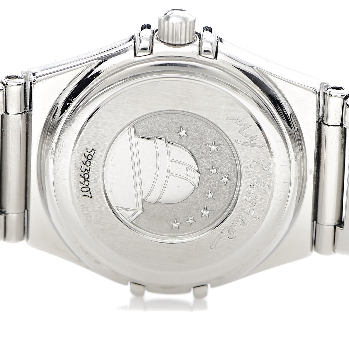 Stainless Steel Diamond 22mm Constellation My Choice Quartz Watch Black 1566.56.00