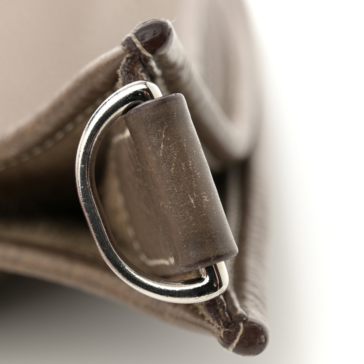 Hermes Taurillon Clemence Evelyne III PM Etoupe 12 of 13