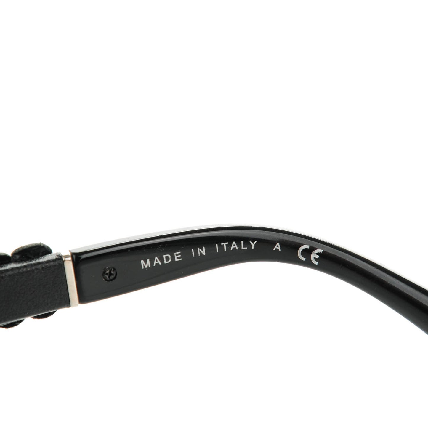 Lambskin Camellia CC Sunglasses 5316 Q Black