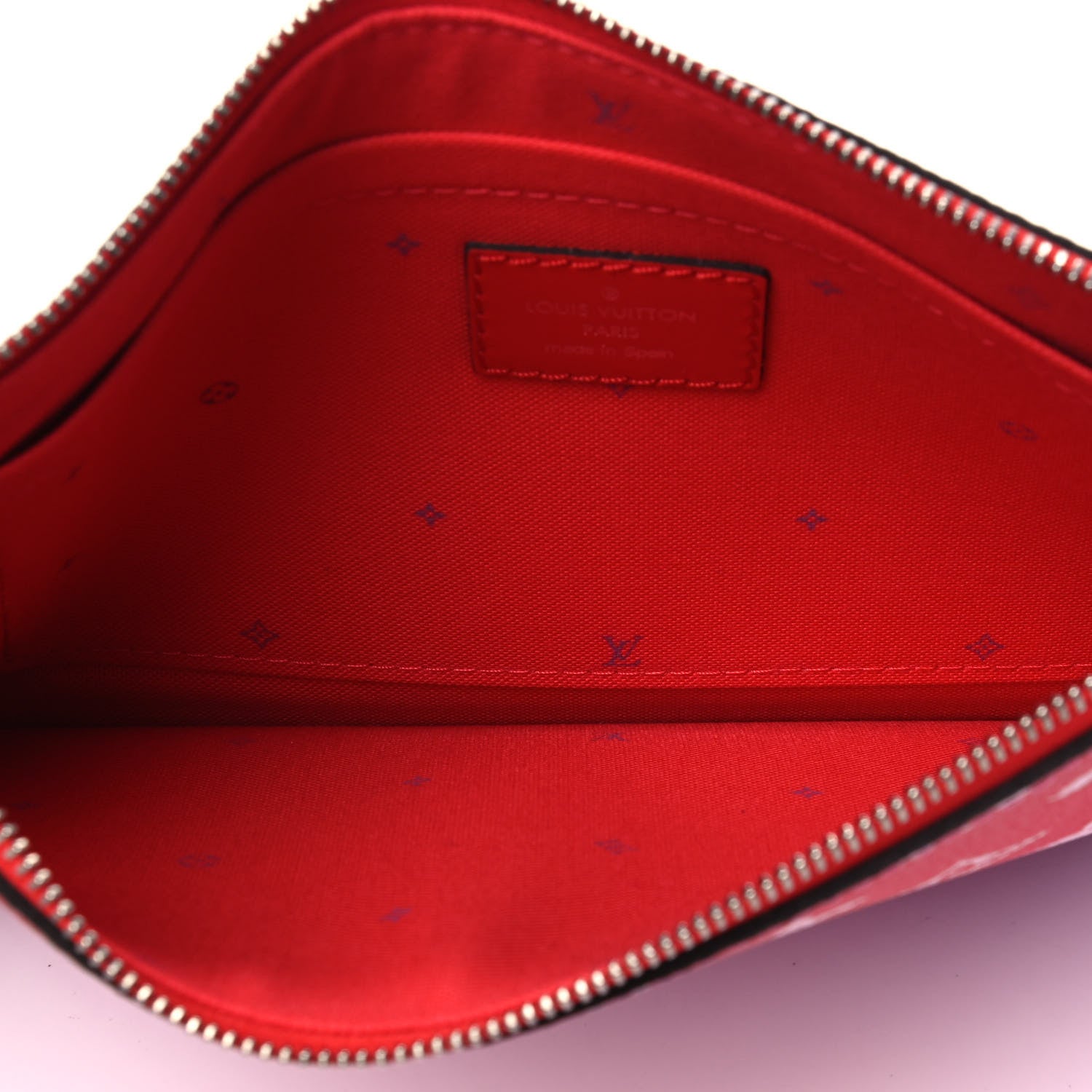Louis Vuitton Monogram Escale Neverfull MM GM Pochette Rouge 4 of 4