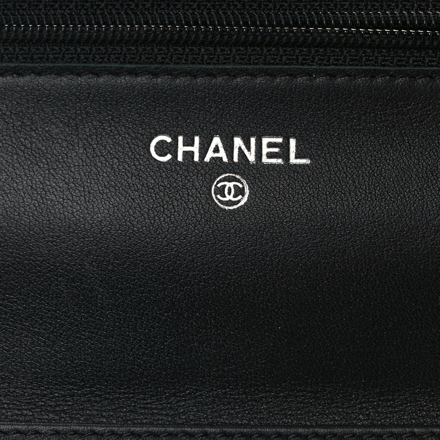 Chanel Caviar Timeless CC Wallet On Chain WOC Black 6 of 10