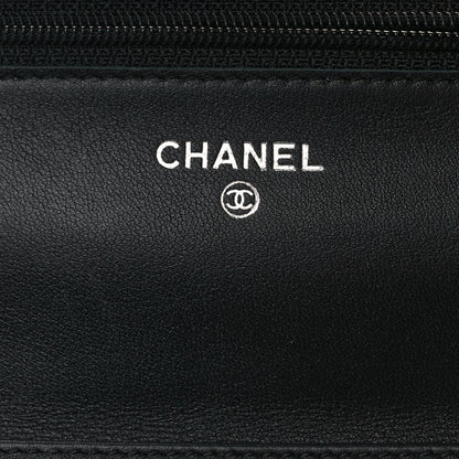 Chanel Caviar Timeless CC Wallet On Chain WOC Black 6 of 10