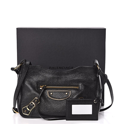 Balenciaga Chevre Gold Metallic Edge Hardware Hip Black 11 of 11
