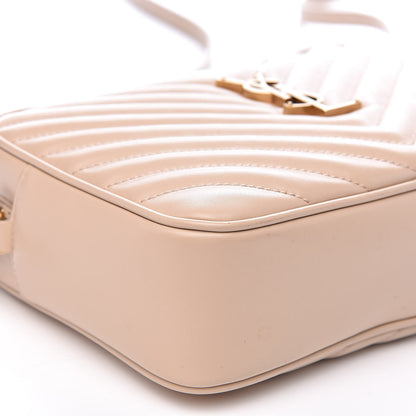 Saint Laurent Calfskin Matelasse Monogram Lou Camera Bag Nude Powder 8 of 10