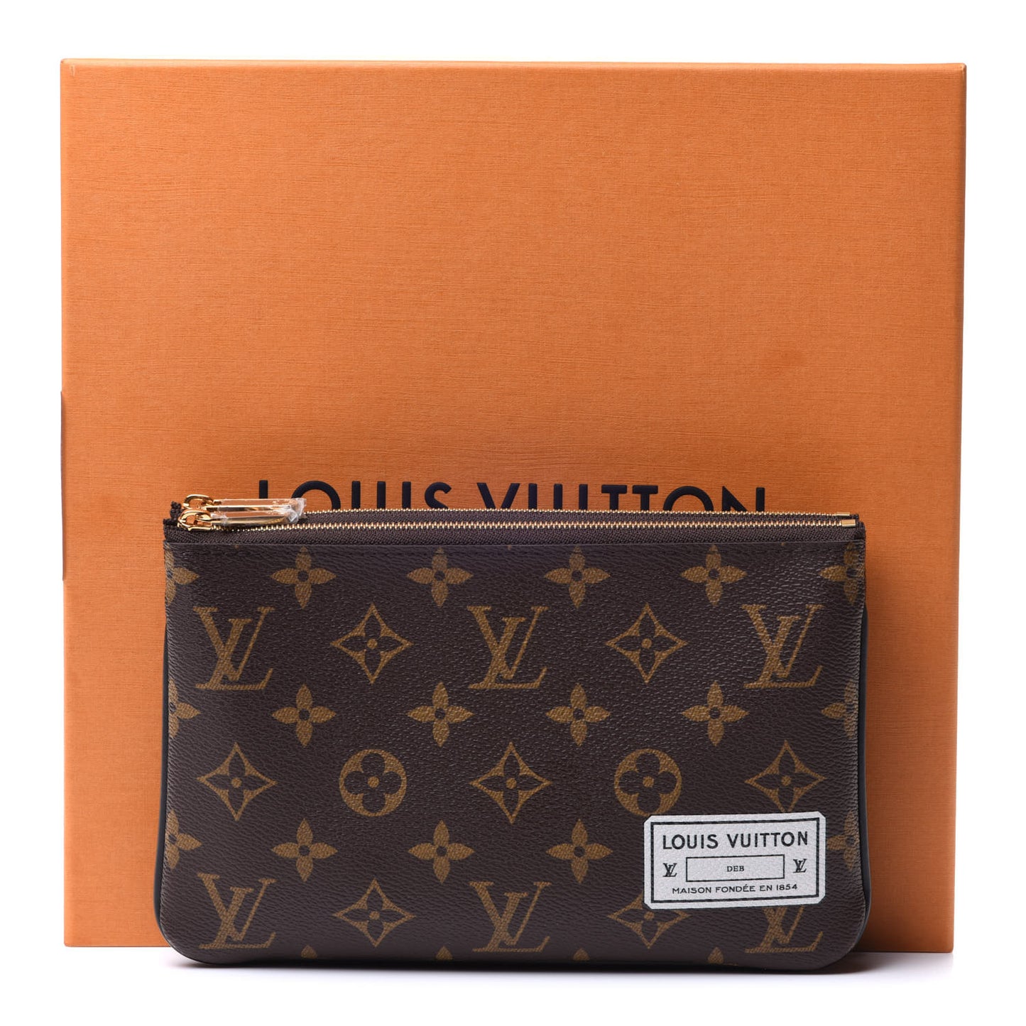 Monogram World Tour Double Zip Pochette