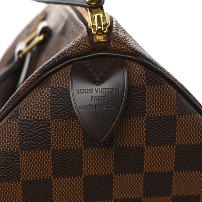 Louis Vuitton Damier Ebene Speedy 30 6 of 9