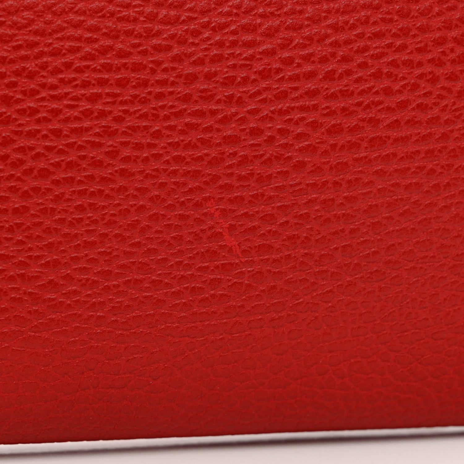Gucci Calfskin Large Bamboo Clutch Red 8 of 8