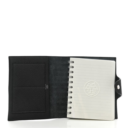 Hermes Togo Ulysse PM Notebook Cover Black 6 of 9