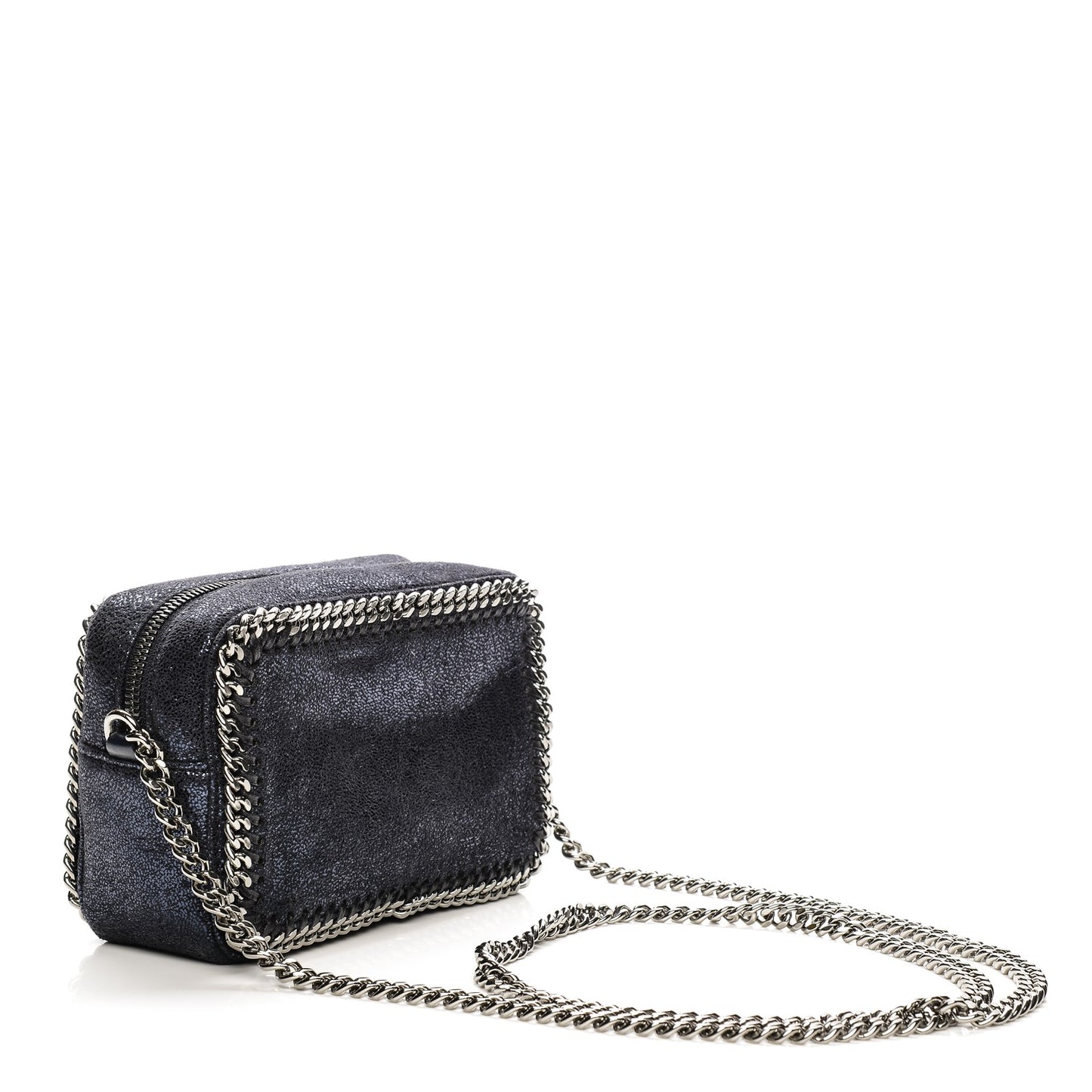 Shaggy Deer Falabella Crossbody Clutch Bag Blue