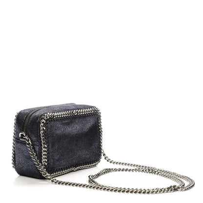 Stella McCartney Shaggy Deer Falabella Crossbody Clutch Bag Blue 3 of 6