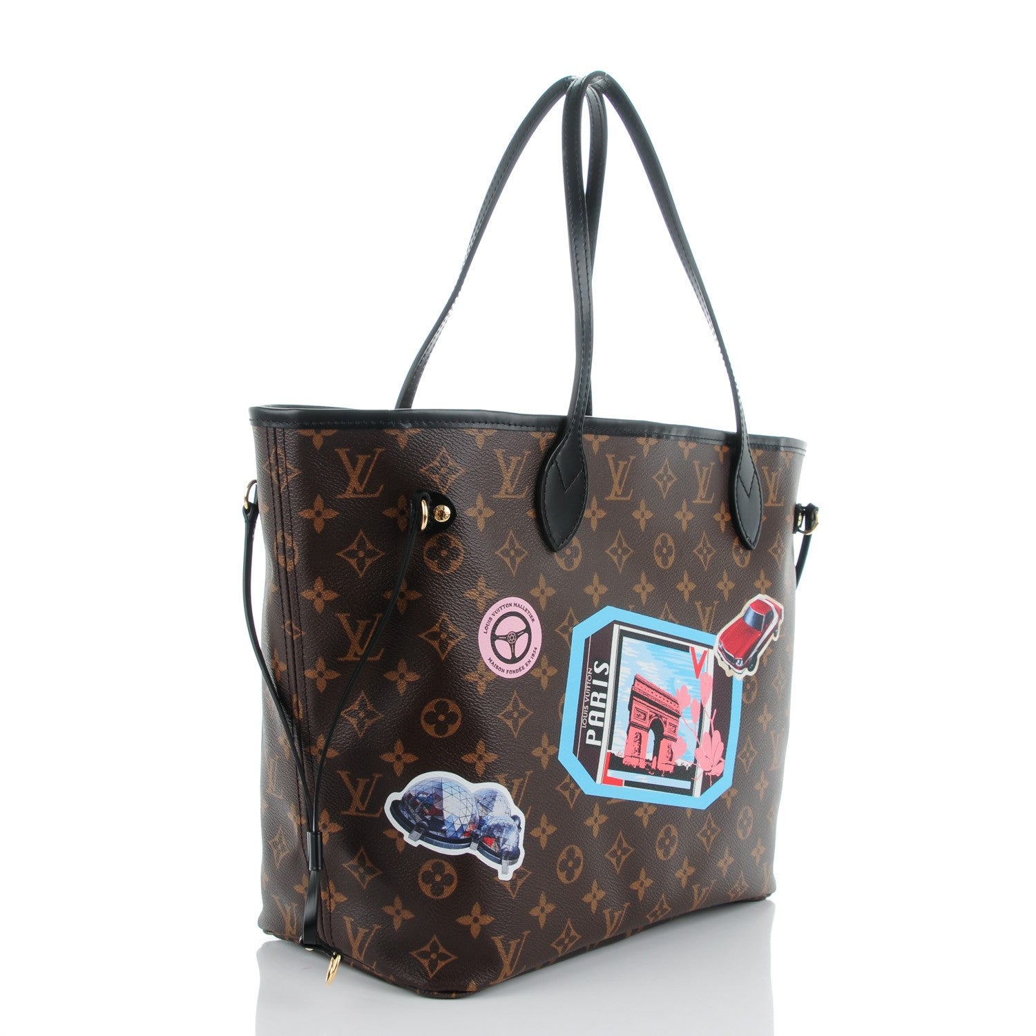 Louis Vuitton Monogram World Tour Neverfull MM 4 of 10