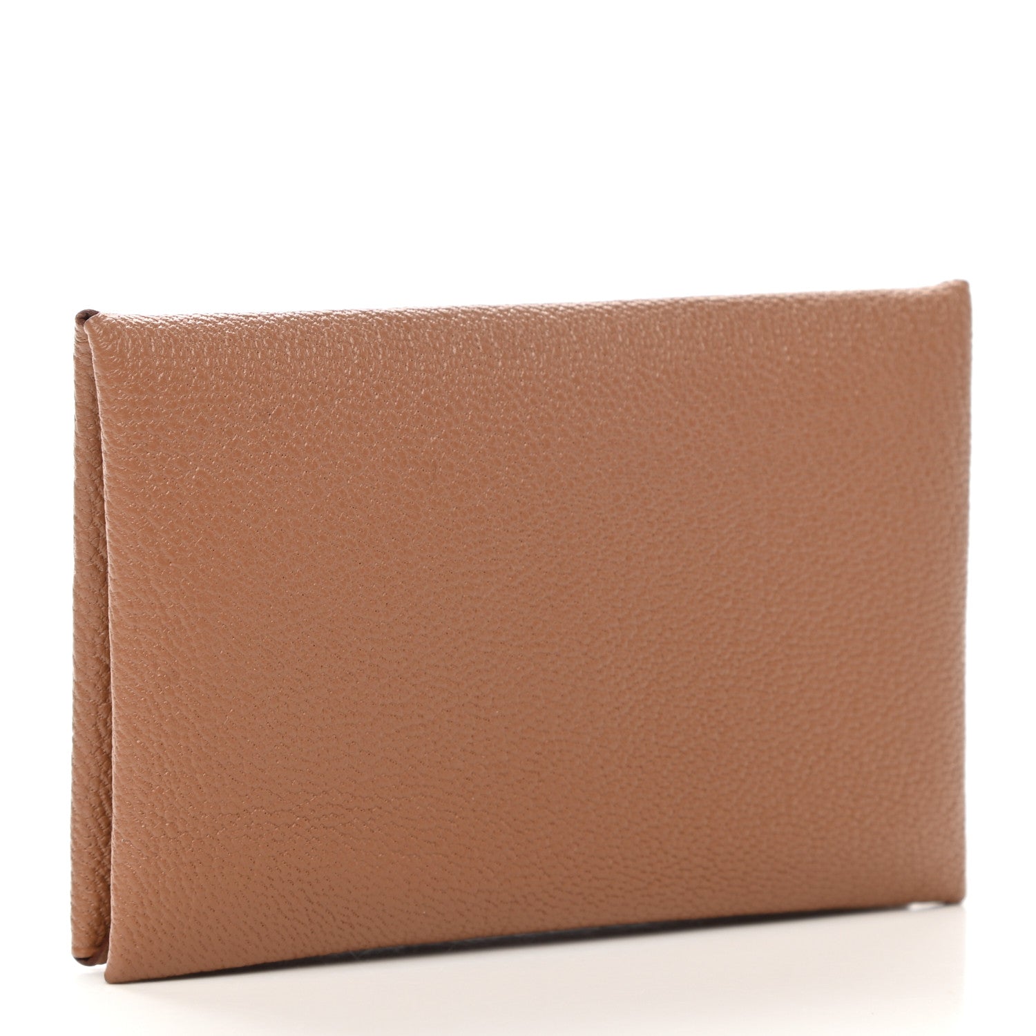 Hermes Chevre Mysore Calvi Card Case Quebracho 2 of 7