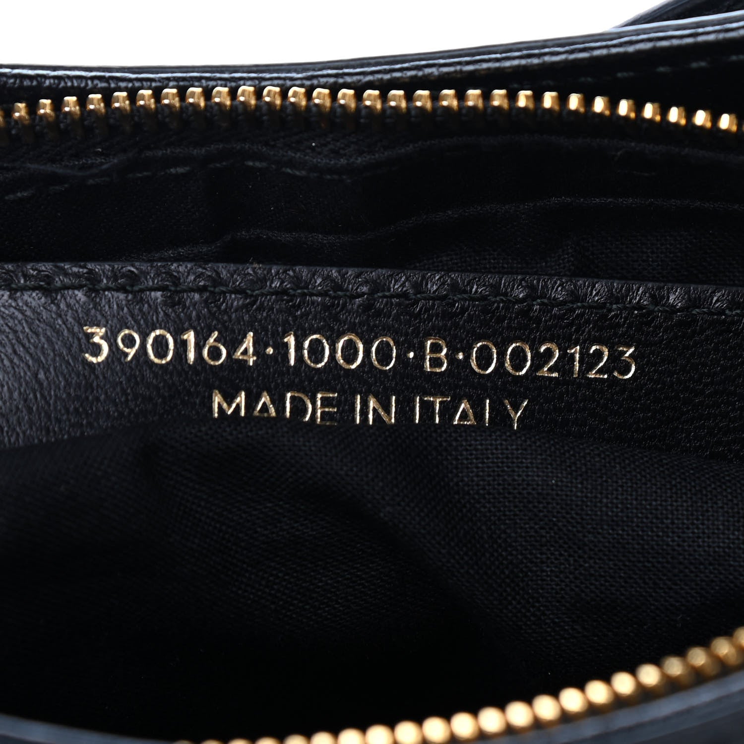 Balenciaga Chevre Gold Metallic Edge Hardware Hip Black 7 of 9