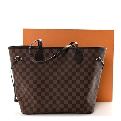 Louis Vuitton Damier Ebene Neo Neverfull MM Rose Ballerine 11 of 11