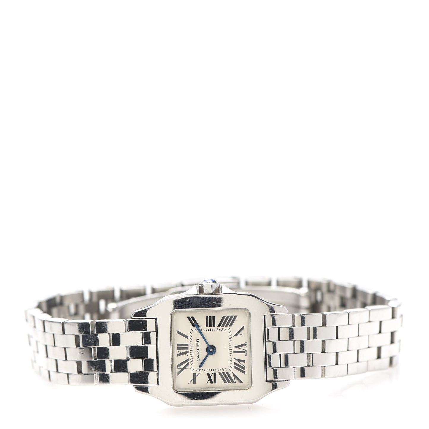 Stainless Steel 20mm Santos Demoiselle Quartz Watch