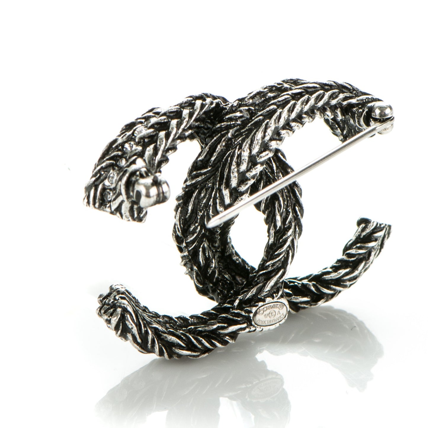 Ruthenium Crystal CC Brooch